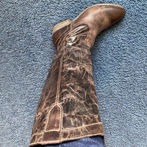 Steve Madden Manor Leather Upper Boots Never Worn - Picture 9 of 10